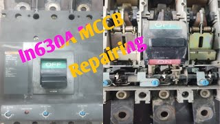 MCCB Repairing kese kare  How to step by step repair 630A MCCB  lets see inside [upl. by Robinet707]