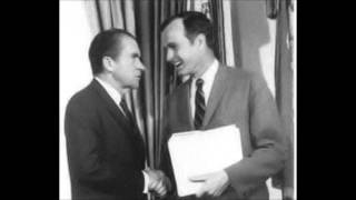 NIXON TAPES George Bush on Watergate Speech [upl. by Nelyak360]