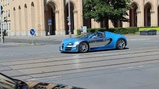 McLaren P1  Novitec NLargo F12  Veyron Meo Constantini in munich [upl. by Hairahs]