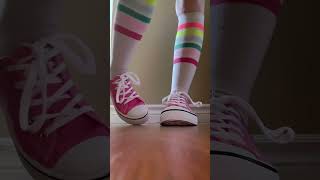 Knee socks and pink chucks [upl. by Deborath298]