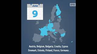 EU elections Mark your calendar useyourvote euelections2024 [upl. by Saint]