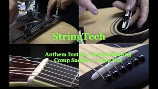 Precision Acoustic Guitar SetupStringTechWorkstations [upl. by Siravart]