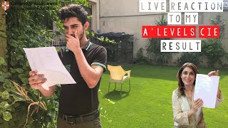 MY ALEVELS A2 CIE RESULT  LIVE REACTION [upl. by Bertha]