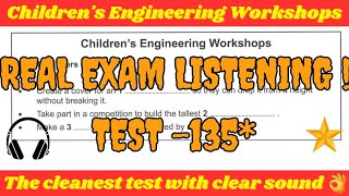 childrens engineering workshops ielts listening test with answers [upl. by Ariom520]