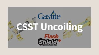 Gastite CSST Uncoiling Process [upl. by Aisilef]