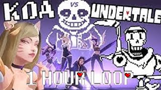 1 hour loopPOPSTARS 𝐯𝐬 MEGALOVANIA by Dj CUTMAN [upl. by Eustis]