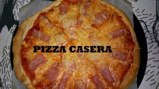 MASA PARA PIZZA CASERA [upl. by Oflodor]