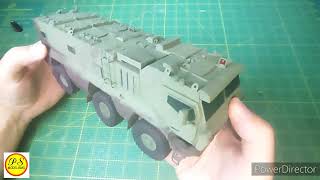 Russian MRAP KAMAZ Typhoon K  Takom  135  parte 5  Final [upl. by Yddet851]