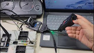 Godiag GT327 Diagnose 2017 BMW F35 via DOIP ENET Cable OBDII365 [upl. by Notyep943]