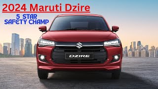 2024 Maruti Dzire  మారుతి డిజైర్  5 STAR Safety  ఫీచర్స్ marutidzire dzire maruti [upl. by Gilcrest]