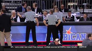 HD 1080P UConn 3rd OT Jalen Adams 62 foot buzzer beater HD Video Quality [upl. by Aneetak710]