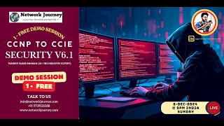 CCNP to CCIE SECURITY v61  New Online Batch  14Dec2024  9 PM IST Trainer Sagar NetworkJourney [upl. by Blanchard]