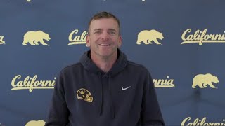 Head coach Justin Wilcox previews Cals road trip to Auburn 9324 [upl. by Tuorah]