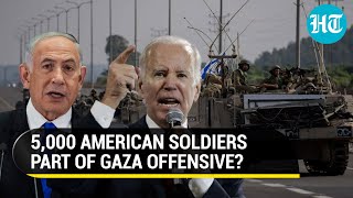 Iran Drops A Bombshell 5000 American Soldiers Assisting Israel In Gaza  US Responds [upl. by Burta934]