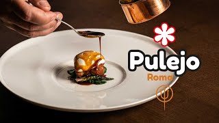 Pranzo da PULEJO ⭐️ 1 Stella Michelin a Roma MIGLIOR RISTORANTE THE FORK 2022 [upl. by Ahsinned]