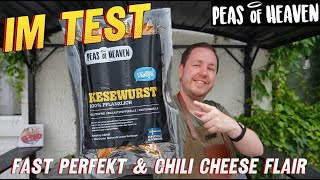 Peas of Heaven Kesewurst vegane Käsebratwurst im Test [upl. by Wack]