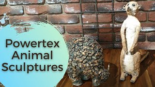 Create easy Animal Sculptures using Powertex No Kiln Needed [upl. by Karna280]