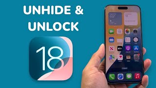 How To Unhide and Unlock Apps on iOS 18 [upl. by Christabel]