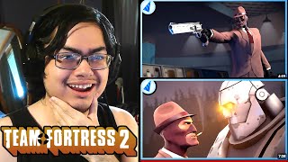 SPYS STORY BEGINS  Reacting to The Fedora Chronicles amp The Bolted Behemoth Team Fortress 2 [upl. by Hnahc]