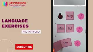 PMC Montessori Portfolio for 20daysworkshop First Position  Part 4 Language Exercises [upl. by Imarej222]