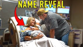 LaBrant Family Baby 5 Official Name Reveal [upl. by Ardisi]