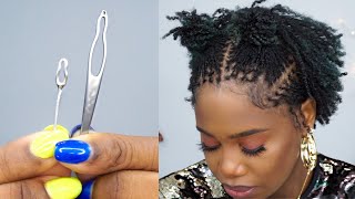 How to Self Retighten Your Locs plus NAPPY LOCS TOOL  Kendra Kenshay [upl. by Ydissak25]