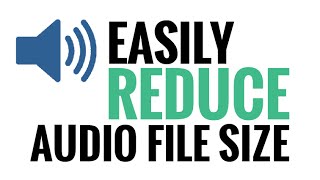 How To Easily Reduce Audio File Size On A Mac  iTunes [upl. by Llenral]