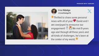 Harris County Judge Lina Hidalgo announces engagement to longtime boyfriend [upl. by Erny943]