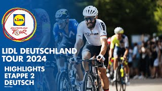 Lidl Deutschland Tour 2024  Highlights Etappe 2 [upl. by Llennej]