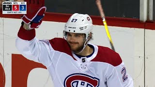 Alex Galchenyuk records hat trick in 400th NHL game [upl. by Welcher201]