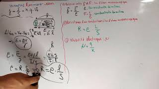 Ep 02 Électrocinétiqueloi dohm microscopiquemobilité électrique Partie 02 [upl. by Suedaht]