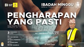 Ibadah Minggu  3 Desember 2023  Gereja Toraja Jemaat Tamalanrea [upl. by Keelin]