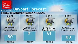 Tybee Island Local Forecast 8424 1 [upl. by Gherardi]