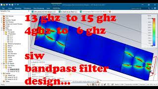 KuBand Substrate Integrated Waveguide SIW Slot Array Antenna for Next Generation Network in CST [upl. by Javler]