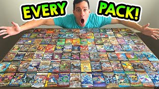 Opening EVERY Pack of Pokemon Cards EVER [upl. by Mauri]