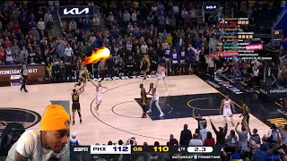 FlightReacts To SUNS at WARRIORS  FULL GAME HIGHLIGHTS  February 10 2024 [upl. by Merci234]