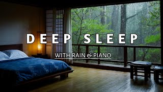 Relaxing Piano Music on Warm Bedroom amp Soft Rain Sounds For Sleep amp Relaxation Stress Relief Music [upl. by Shah303]