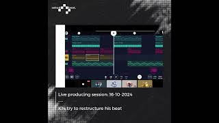 K14 try to restructure his beat flstudiomobile flstudio ableton [upl. by Ahsilam327]