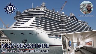 MSC Seashore Room Tour 12033 [upl. by Errick]