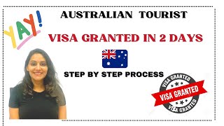 How to Apply Online Australia Tourist Visa Subclass 600 Step by Step Process [upl. by Dena690]