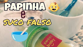 como fazer papinha e suco falso para o seu bebê reborn  Naty Reborns [upl. by Fendig]