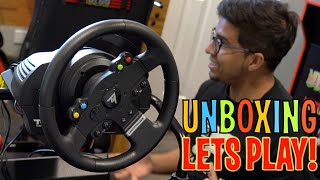 UNBOXING amp LETS PLAY Thrustmaster TMX PRO  200 Racing Wheel Simulator [upl. by Refotsirk]