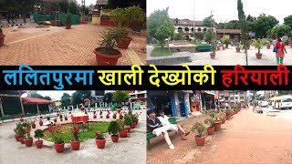 Street Beautification in Lalitpur  Chiribabu Action  Unmanaged Parking Areas Turned into Garden [upl. by Ashwin]