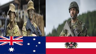 Austria vs Australia Who Dominates in Military Strength 2024 [upl. by Ardnama]