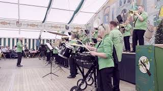 Fanfaren und Musikzug Wolfshagen im Harz auf dem Schützenfest Langelsheim 01062024 [upl. by Anitrebla848]