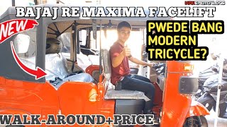 BAJAJ RE MAXIMA FACELIFT WALKTHROUGH AROUNDPRICE bajaj automobile [upl. by Lohner]