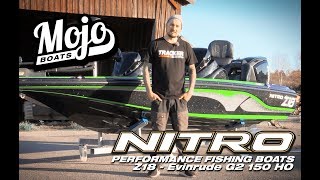 Mojoboats  Nitro Z18  Evinrude G2 150 HO [upl. by Anaik826]