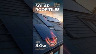 Solar Roof Tiles for Efficient Energy Harvesting NO Electrician needed solartiles ytshorts yt [upl. by Strage809]