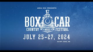 Boxcar Country Music Festival Lineup 2024 [upl. by Leirad]