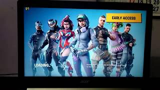 Fortnite on SSD  Acer Aspire A51551g MX150 [upl. by Eruza]